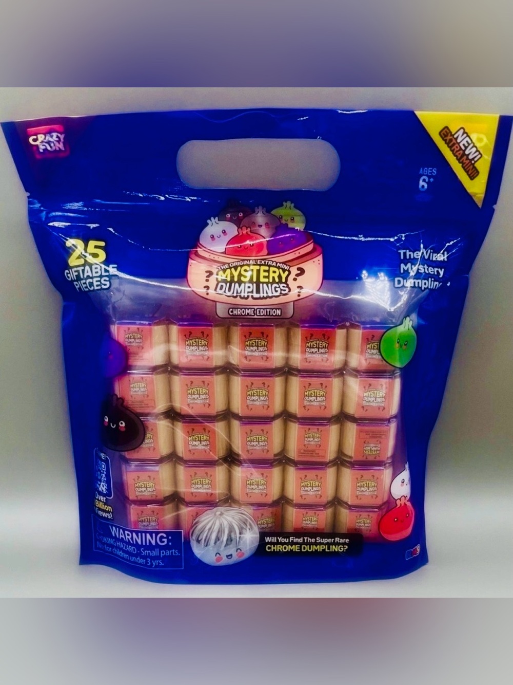 RMS Crazy Fun Extra Mini Chrome Edition Halloween Mystery Dumplings 25 PACK 🎃👻